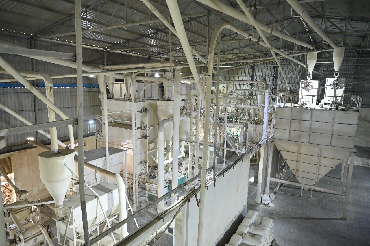 Modern grain processing facility
